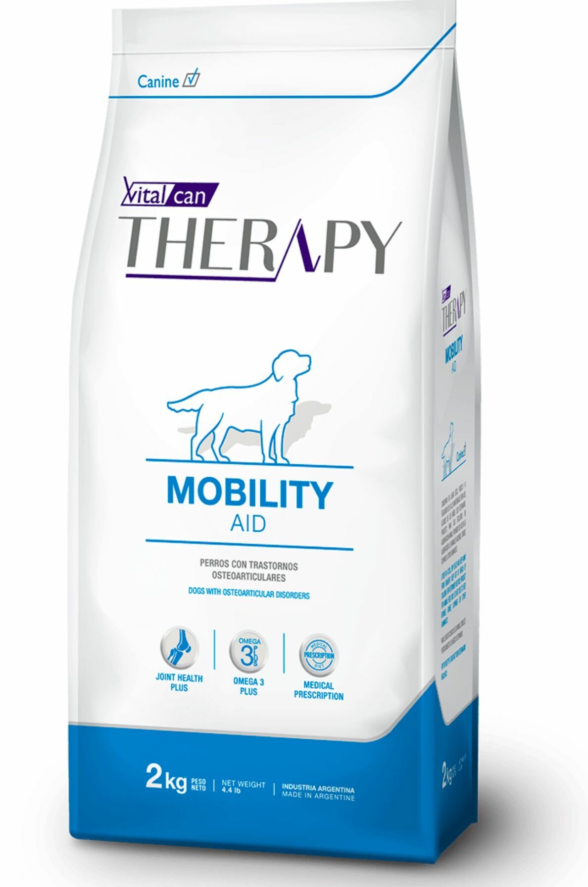 Изображение Vitalcan Therapy Mobility Aid корм для собак, при заболеваниях опорно-двигательного аппарата, курица 2 кг