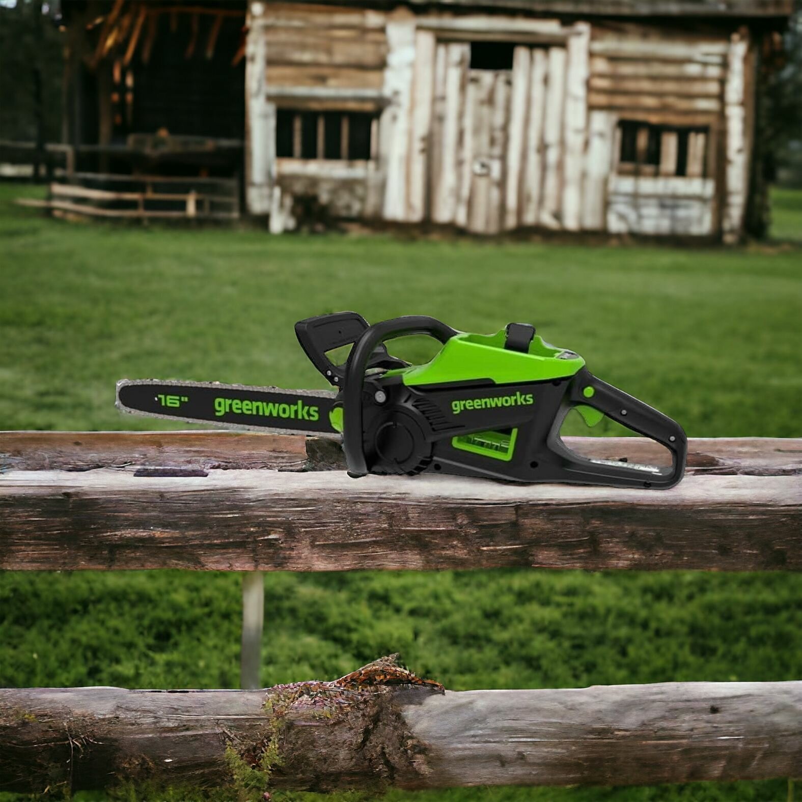 Цепная Электропила Аккумуляторная GreenWorks 60V GD60CS25