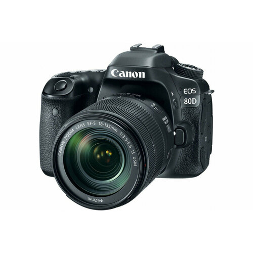 Фотоаппарат Canon EOS 80D kit 18-135mm IS USM NANO 11990000₽