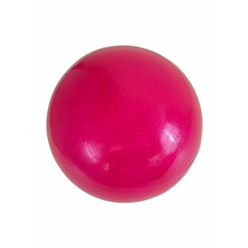 Мяч для художественной гимнастики 19 см с блестками розовый мяч chersa гимнастический диаметр 19