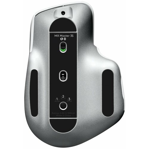 бесшумная клавиатура logitech mx keys s en ru мышка logitech mx master 3s комплект белый цвет Мышь LOGITECH MX Master 3S Bluetooth MID GREY