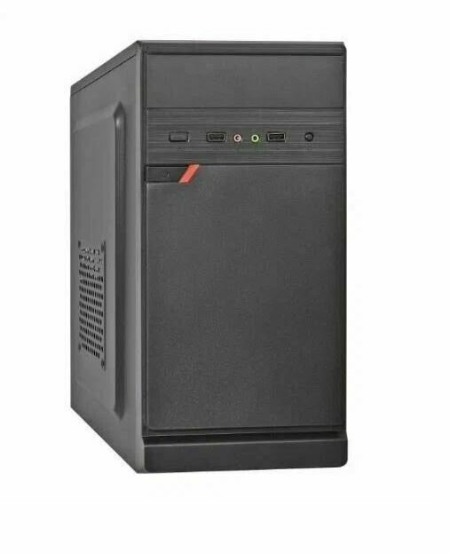 Корпус Minitower Exegate Black MicroATX без БП