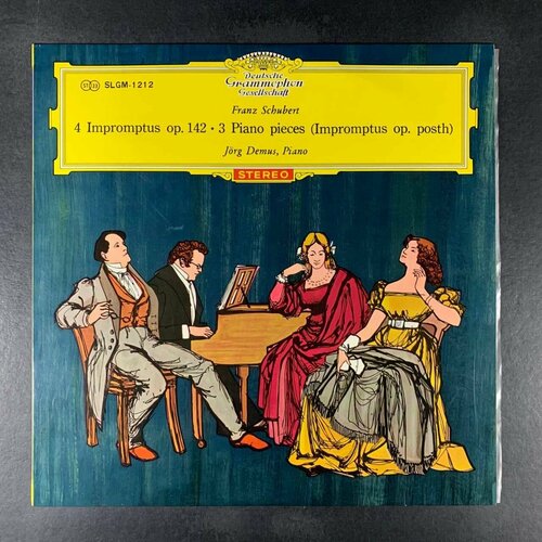 Jorg Demus, Franz Schubert - 4 Impromptus op.142, 3 Piano Pieces (Виниловая пластинка) schubert franz виниловая пластинка schubert franz impromptus