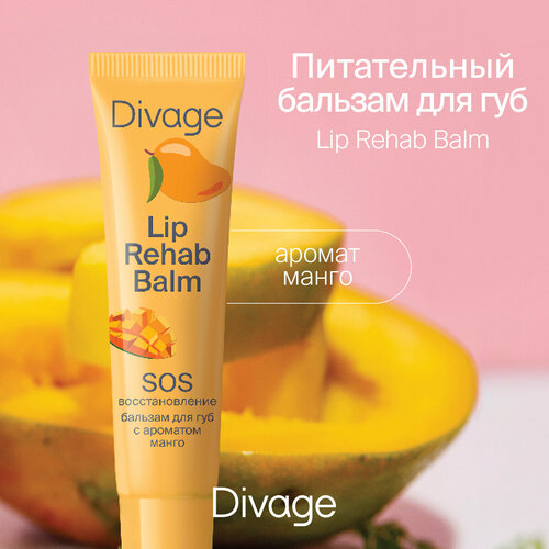 Divage Бальзам для губ Lip Rehab Balm с ароматом манго