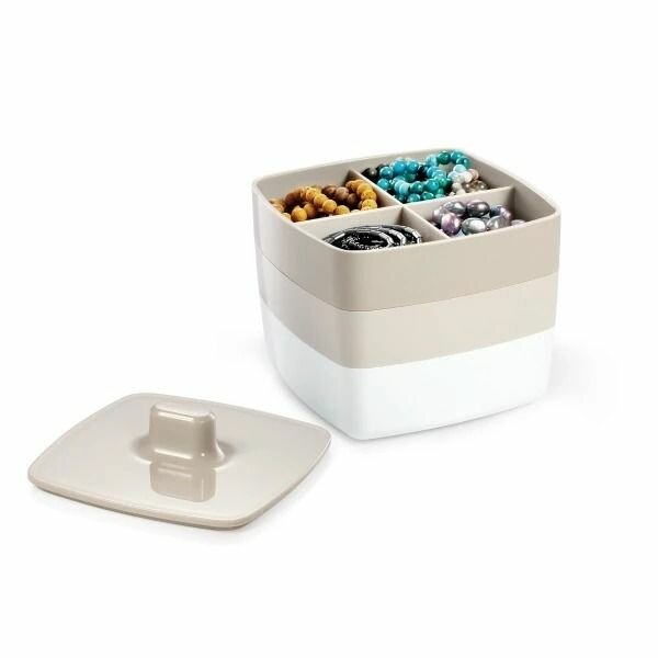 Шкатулка для украшений Tescoma LAGOON, трехуровневая, пластик — фото 1