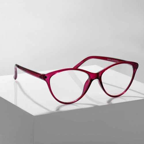 Готовые очки GA0183 (Цвет: C2 малиновый; диоптрия: 1,5; тонировка: Нет)