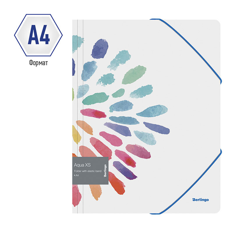 фото Berlingo Папка с пружинным скоросшивателем Aqua XS A4, пластик