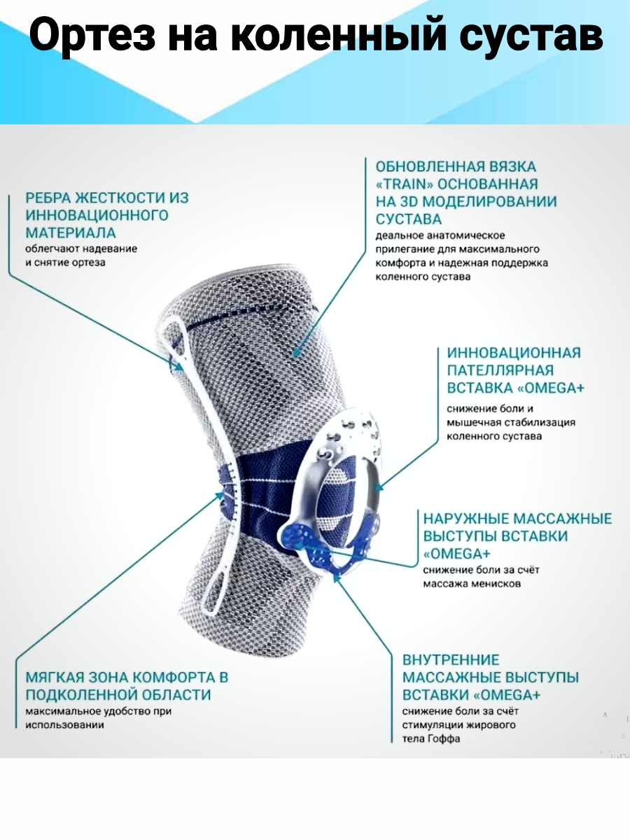 Ортез на коленный сустав S