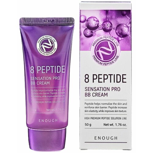 BB-   Enough 8 Peptide Sensation Pro BB Cream, SPF 47 PA+++, 50 