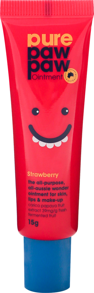 Бальзам для губ PURE PAW PAW Strawberry восстанавливающий, 15г