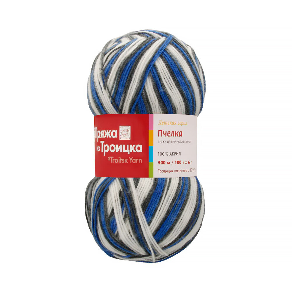 Пчелка пряжа из Троицка 100% акрил, 100 г, 500 м - для вязания и творческих проектов цвет №222 голубая бирюза (1шт)
