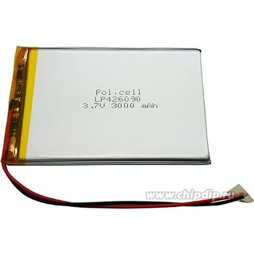 LP426090-PCM Аккумулятор литий-полимерный Li-Pol 3000мАч 37В с защитой PoliCell 2784₽