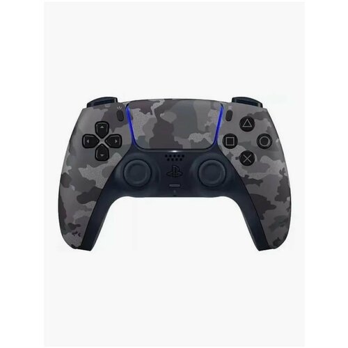 Геймпад джойстик для Sony Playstation 5 DualSense, камуфляж зеленый, камуфляж