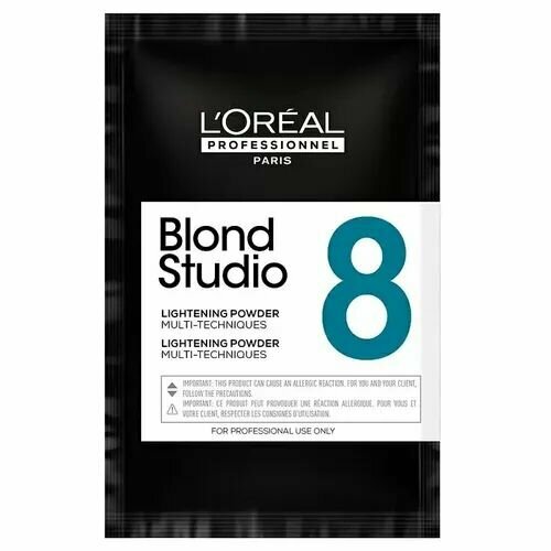 LOREAL PROFESSIONNEL Многофункциональная осветляющая пудра - порошок BLOND STUDIO PLATINUM для мульти - техник окрашивания волос с бондингом 50гр 650₽