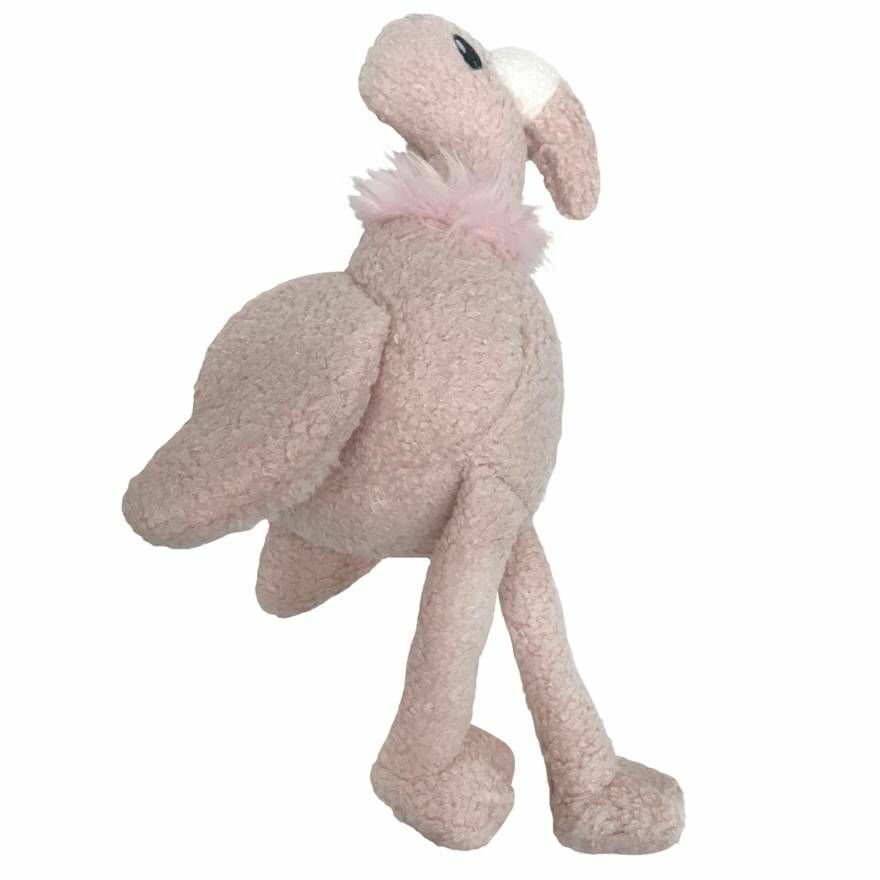 Игрушка Tufflove для собак Фламинго 35 см розовый, 1 шт