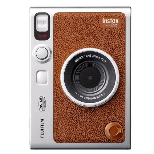 Моментальная фотокамера Fujifilm Instax Mini Evo Braun fujifilm 84857 instax mini stand up card bon voyage accessories