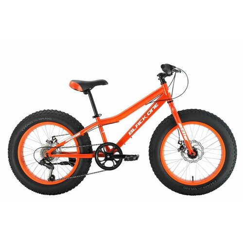 Велосипед BLACK ONE Monster 20 D 2022 11 оранжевый/белый/белый