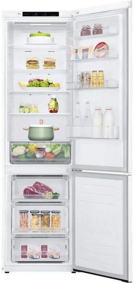 Холодильник LG GC-B509SQCL 2-хкамерн. белый - фотография № 6