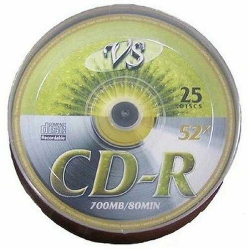 Vs Диски CD-R 80 52x Shrink 25 620274
