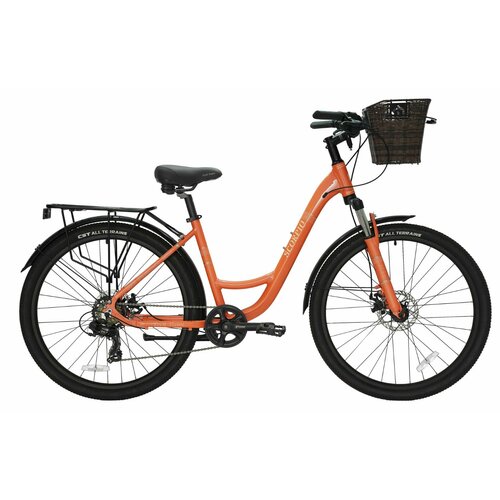 Велосипед TECH TEAM SCORPIO 26х16 персиковый 2024 NN012238 NN012238 3886600₽