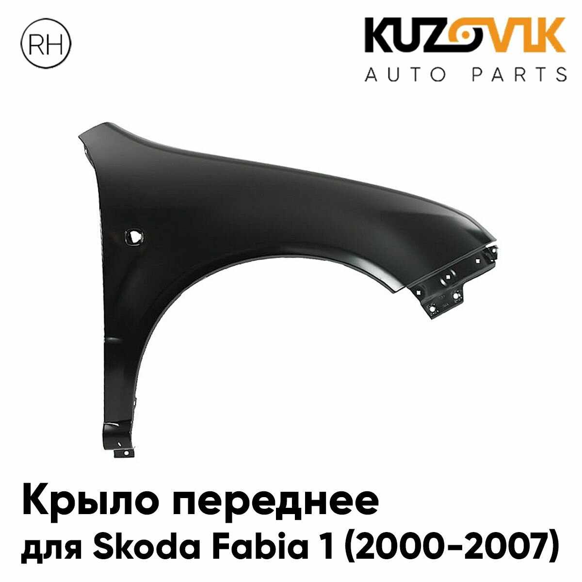 Крыло переднее правое Skoda Fabia Mk1 (2000-2006)