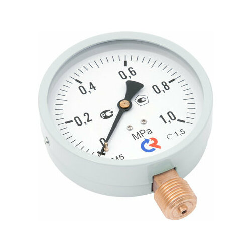 Манометр технический ТМ-510Р - 1,0 МПа, IP40, присоединение G1/2, эконом вариант, поверка 03.2023г. по 03.2025г.