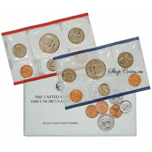 США, Годовой набор 1989 год годовой набор монет 1989 ссср