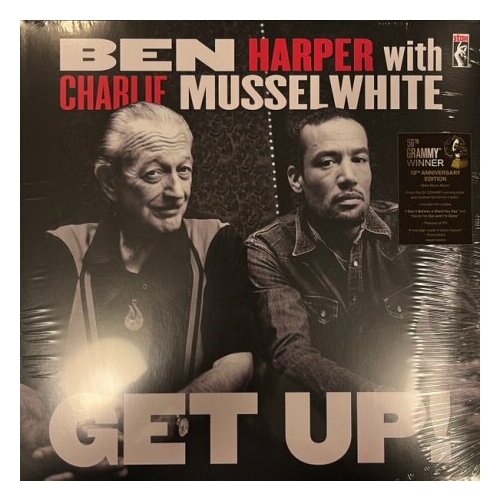 Виниловые пластинки, Stax, BEN HARPER / CHARLIE MUSSELWHITE - Get Up! (LP)