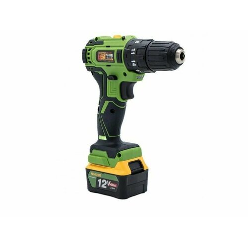 Шуруповерт аккумуляторный Procraft PI 18BL 12 В 35 Нм 2 АКБ 16226₽