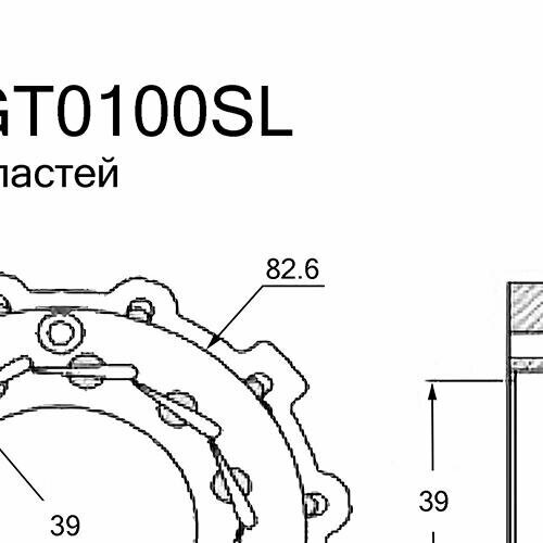 Втулка направляющая впуск. выпуск. 01 MGT01 mrk 1шт