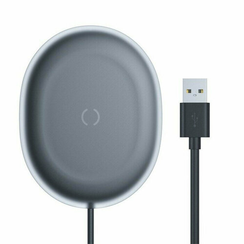 Беспроводная зарядка Baseus Jelly Wireless Charger WXGD-01 15W Black зу беспроводное breaking qi fast charger 15w вход питание usb c серебро коробка 22301