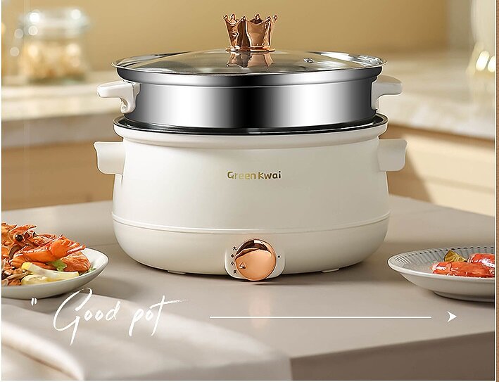 фото Кастрюля электрическая Green Kwai 2,5 л, 400-800 Вт