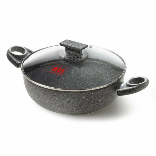 Сотейник с крышкой ACCADEMIA MUGNANO Cuore di Pietra Skillet (28 см)