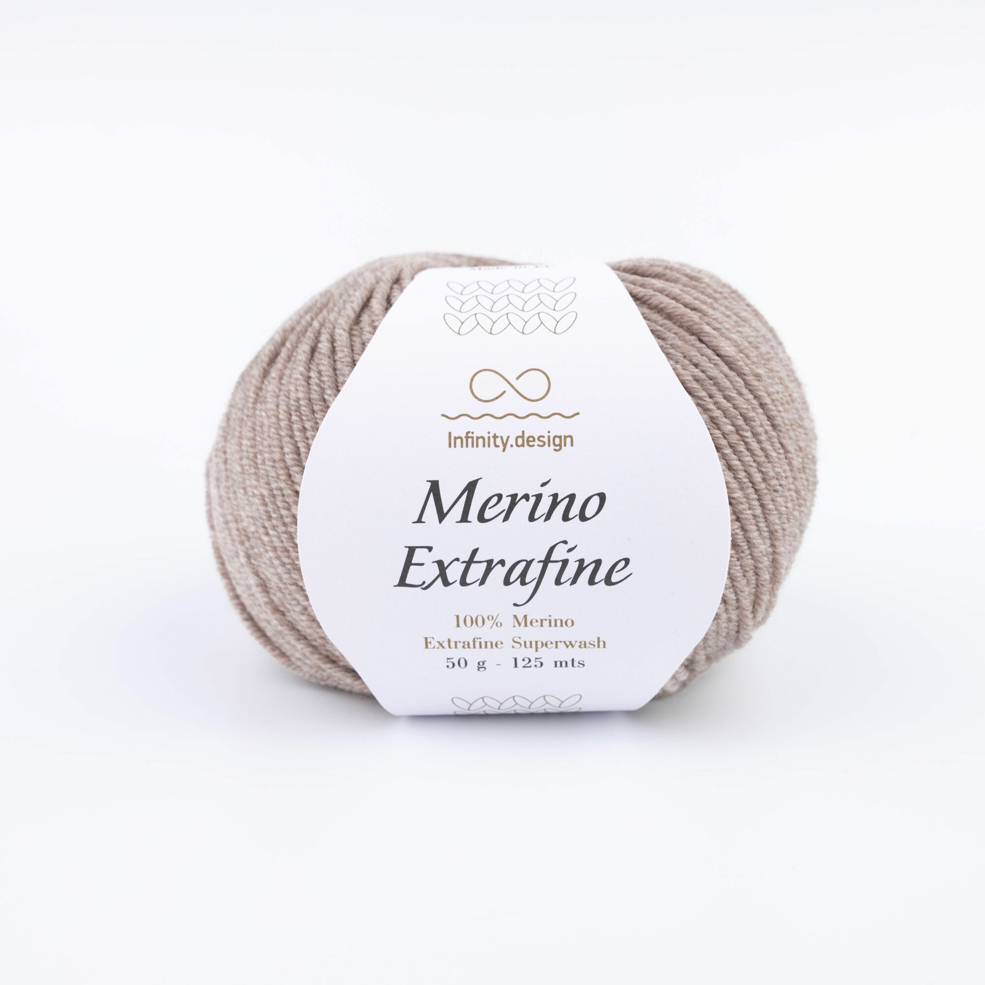 Пряжа INFINITY Merino Extrafine 2641 (1 моток), 100% мериносовая шерсть, superwash, 50г, 125м