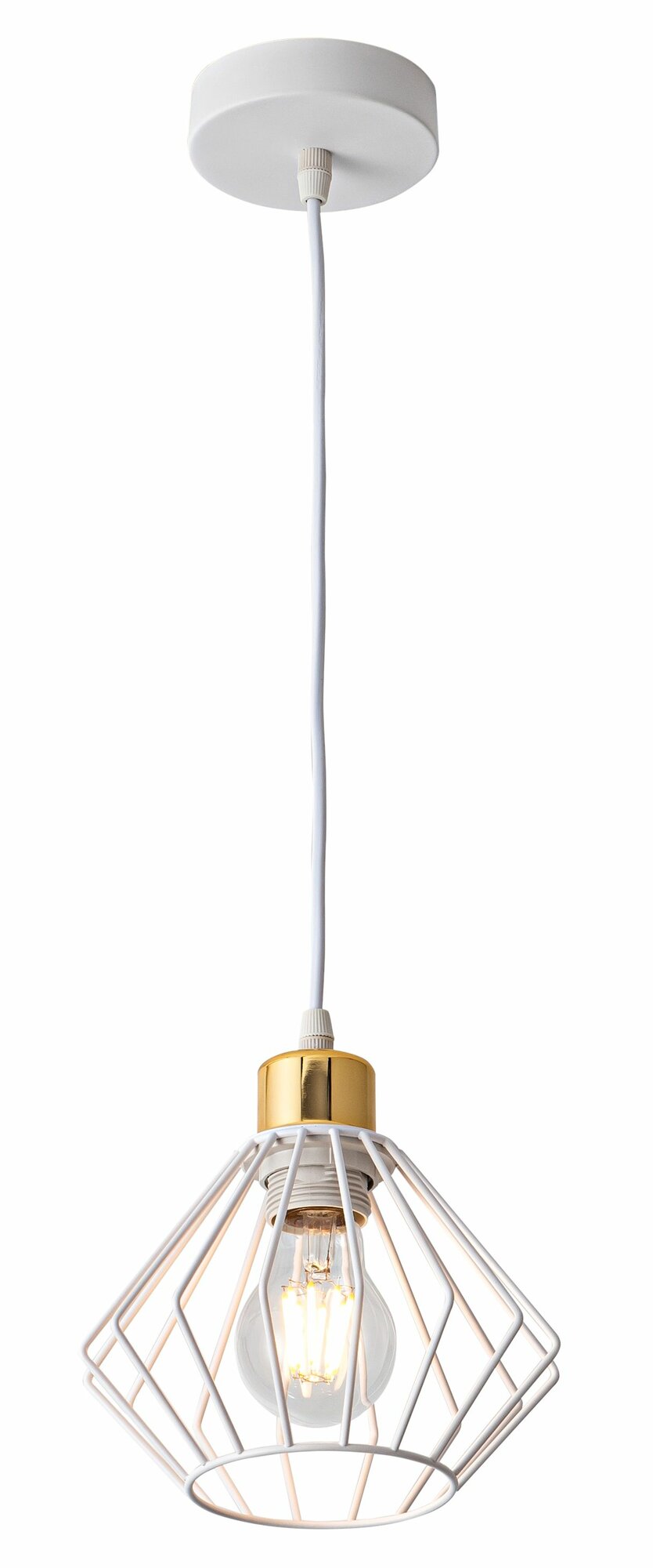 фото Подвесная люстра De Fran SP5-1030 BK+WT