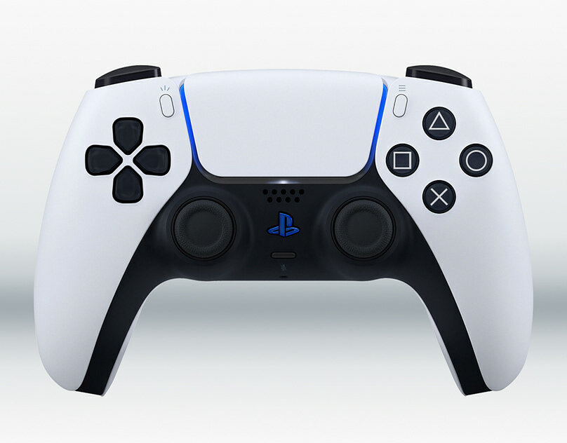 Беспроводной геймпад "Белый" Джойстик для PS4 в корпусе PS5