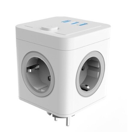 Сетевой фильтр Ritmix RM-043 White — фото 1