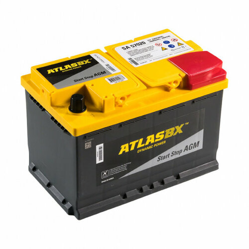 Аккумулятор Atlas AGM SA 57020 12V 70Ah 760A R+