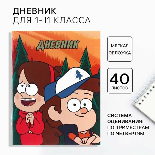 Дневник школьный 1-11 класс в мягкой обложке 40 л 2 шт 499₽
