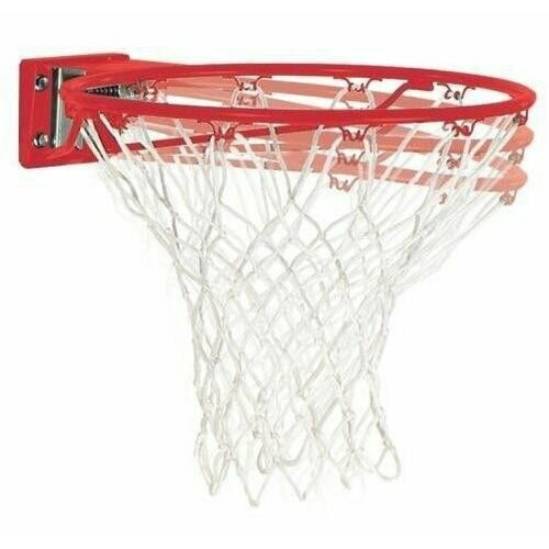 Баскетбольное кольцо в сборе Spalding Pro Slam Rim Красный сетка нейлоновая 45 см 24990₽