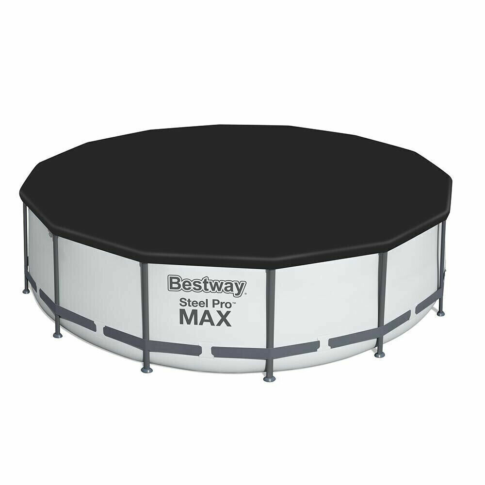 Обзор: Бассейн Bestway каркасный круглый Steel Pro Max 5612X, 427x122 см, с фильтром-насосом и лестницей