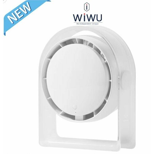 Портативный настольный вентилятор 290 минут работы 2000 mAh WiWU Wi-FS07 Белый 460000₽
