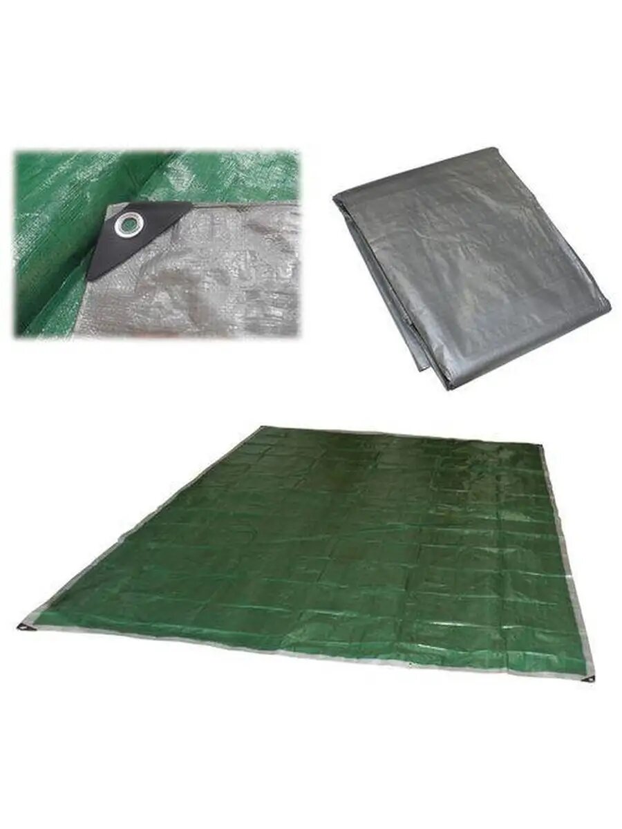 фото Тент хозяйственный универсальный T-4*4, размер: 4*4м, плотность: 100г/м2 арт.999088