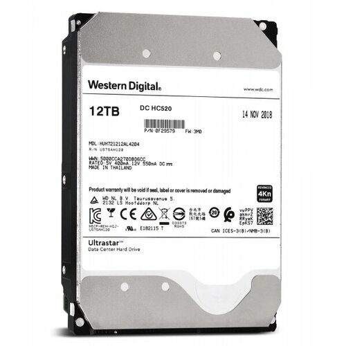 Жесткий диск HGST 0F29562 12Tb 7200 SAS 35 HDD 35780₽
