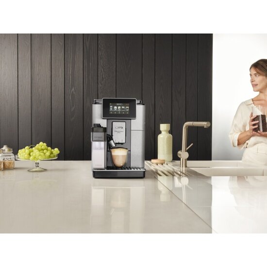 Кофемашина DeLonghi PrimaDonna Soul ECAM 610.75.MB, 1450Вт, 2.2л, сенсорное управление — фото 1