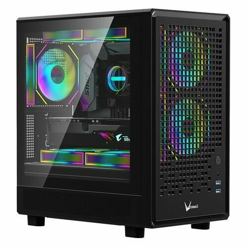 Корпус mATX Formula Air Mesh G2, Mini-Tower, без БП, черный