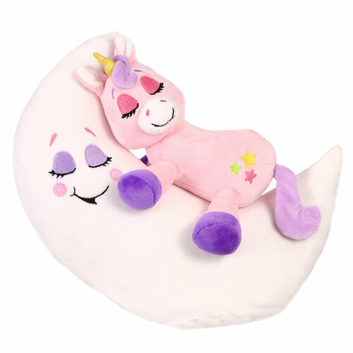 Музыкальная интерактивная игрушка для сна Зверюшки-баюшки 8865 лунатики /Единорог / мягкая, цветной свет, для девочки, мальчика, для малышей, ночник детский