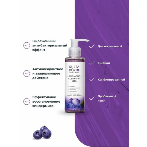 Гель для умывания Anti-Acne противовоспалительный от прыщей