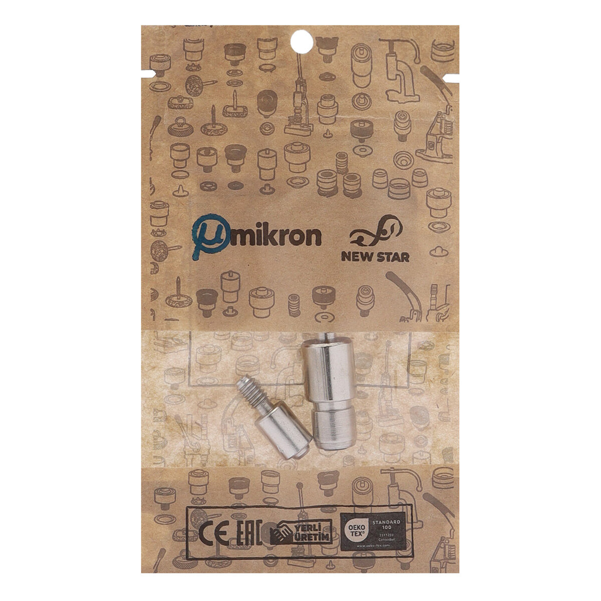 Насадка для пресса, пуансон для люверсов №4 (6 мм), NEW STAR — фото 1