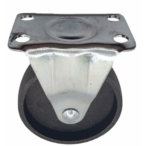 Термостойкое колесо викарт 75 мм не поворотное, чугун